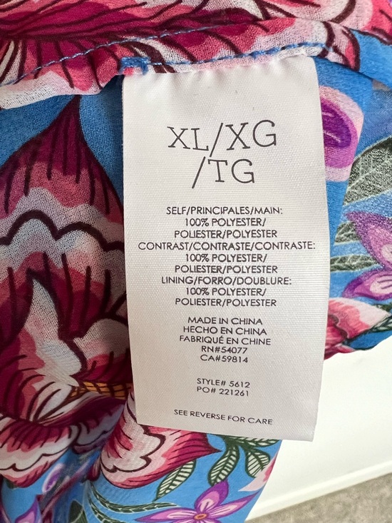 CAbi #5612 Primrose Dress Floral Size XL - Picture 6 of 7